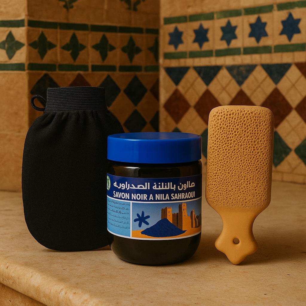 Coffret Hammam Marocain au Nila – Éclat & Douceur Naturelle